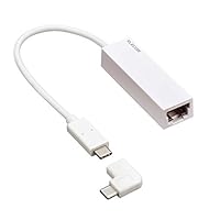 エレコム 有線LANアダプター USB3.1 Gen1 (USB3.0) Type-C USB-C→RJ45 変換アダプター ギガビット 【Windows 10/8.1/7、Mac 10.15/10.14/10.13 Amazon | エレコム 有線LANアダプター USB3.1 Gen1 (USB3.0